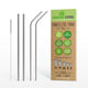 Stainless Steel Straws and Cleaning Brush